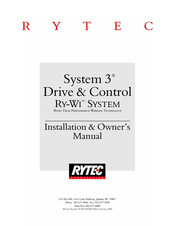 RYTEC System 3 Installation & Owner's Manual