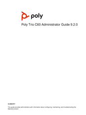 Poly Trio C60 Administrator's Manual