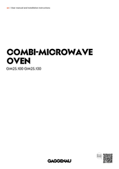 Gaggenau GM25 100 Series User Manual And Installation Instructions