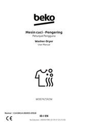 Beko WDB7425R2W User Manual