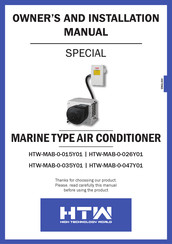 HTW HTW-MAB-0-015Y01 Owners And Installation Manual
