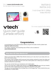 VTech RM7754HD Quick Start Manual