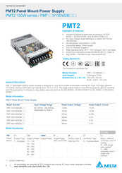 Delta PMT2 150W Series Technical Data Sheet
