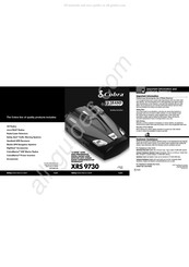 Cobra 12 BAND ULTRA XRS 9730 Operating Instructions Manual