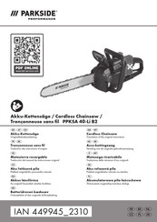 Parkside Performance PPKSA 40-Li B2 Translation Of The Original Instructions