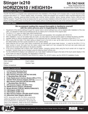 Stinger SR-TAC16HX Manual