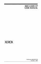 Xerox 4045 User Manual