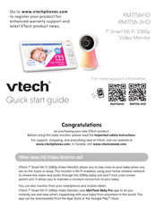 VTech RM7756HD Quick Start Manual