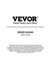 VEVOR WJ-004 Manual