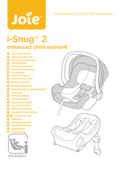 Joie i-Snug 2 Instruction Manual