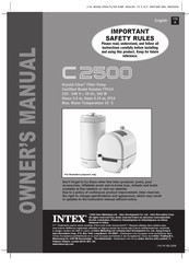 Intex Krystal Clear C2500 Owner's Manual