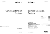 Sony CBK-3621XS Operating Instructions Manual