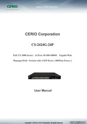 Cerio CS-2000 Series User Manual