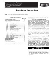 Bryant EVOLUTION EXTREME 280ANV048 Installation Instructions Manual