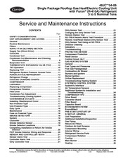 Carrier 48JCS Service And Maintenance Instructions