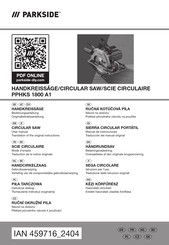 Parkside PPHKS 1800 A1 User Manual