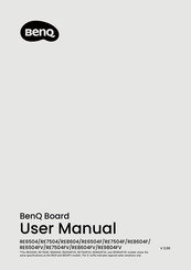 BenQ RE8604FV User Manual