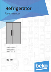 Beko GN163022S User Manual