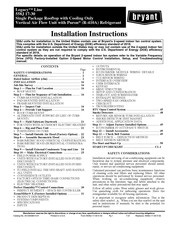 Bryant Legacy 558J 17D Series Installation Instructions Manual