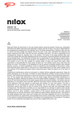 Nilox NXEBX8PROGN Instruction Manual