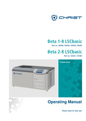 Christ Beta 2-8 LSCbasic Operating Manual