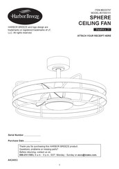 Harbor Breeze 6020797 Manual