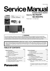 Panasonic SC-HC57 Service Manual
