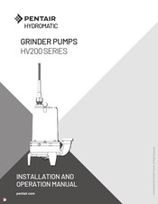 Pentair Hydromatic HVF200 Installation And Operation Manual