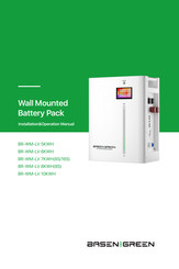 BASENGREEN BR-WM-LV 5KWH Installation & Operation Manual