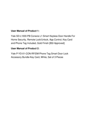 Assa Abloy Yale Conexis L1 Manual