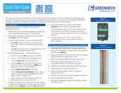 Greenheck RV Quick Start Manual