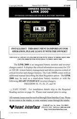 Heart Interface LINK 2000 Owner's Manual
