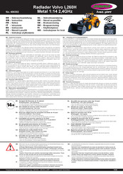 Jamara Radlader Volvo L260H Instructions Manual