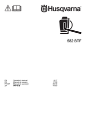 Husqvarna 582 BTF Operator's Manual