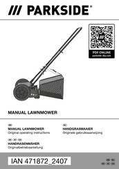 Parkside 471872 2407 Original Operating Instructions