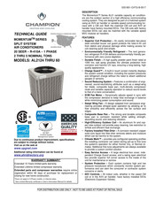 Johnson Controls York Champion MOMENTUM AL21B3621S Technical Manual