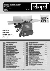 Scheppach HMS1080 Instruction Manual