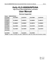 Kelly KLS72501-8080NA User Manual