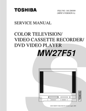 Toshiba MW27F51 Service Manual