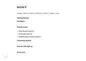 Sony BRAVIA 5 Getting Started