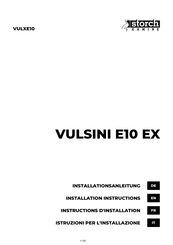 Storch Kamine VULXE10 Installation Instructions Manual