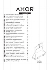 Hans Grohe AXOR Bouroullec 19418000 Instructions For Use/Assembly Instructions