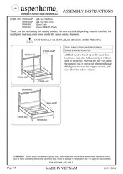 aspenhome I3048-444P Assembly Instructions Manual