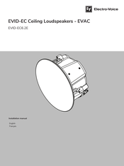 Electro-Voice EVID-EC6.2E Installation Manual