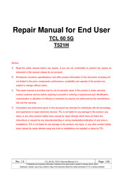 TCL T521H Repair Manual