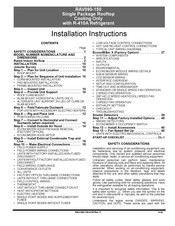 Carrier RAV120 Installation Instructions Manual