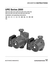 Grundfos UPE 32-80 Installation And Operating Instructions Manual