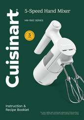 Cuisinart HM-150C Series Instruction/Recipe Booklet
