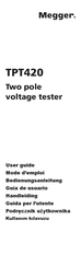 Megger TPT420 User Manual
