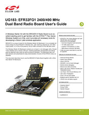Silicon Laboratories BRD4251A User Manual